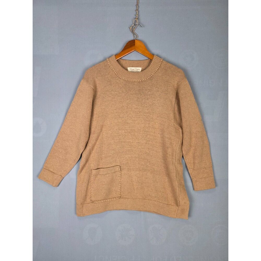 Warmi Kamay Sweater Made in Peru 100% Cotton Size Large Cozy Winter Warm